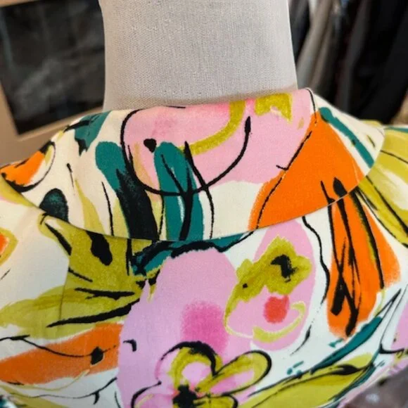 Milly Size six Floral Print Jacket - Picture 7 of 10